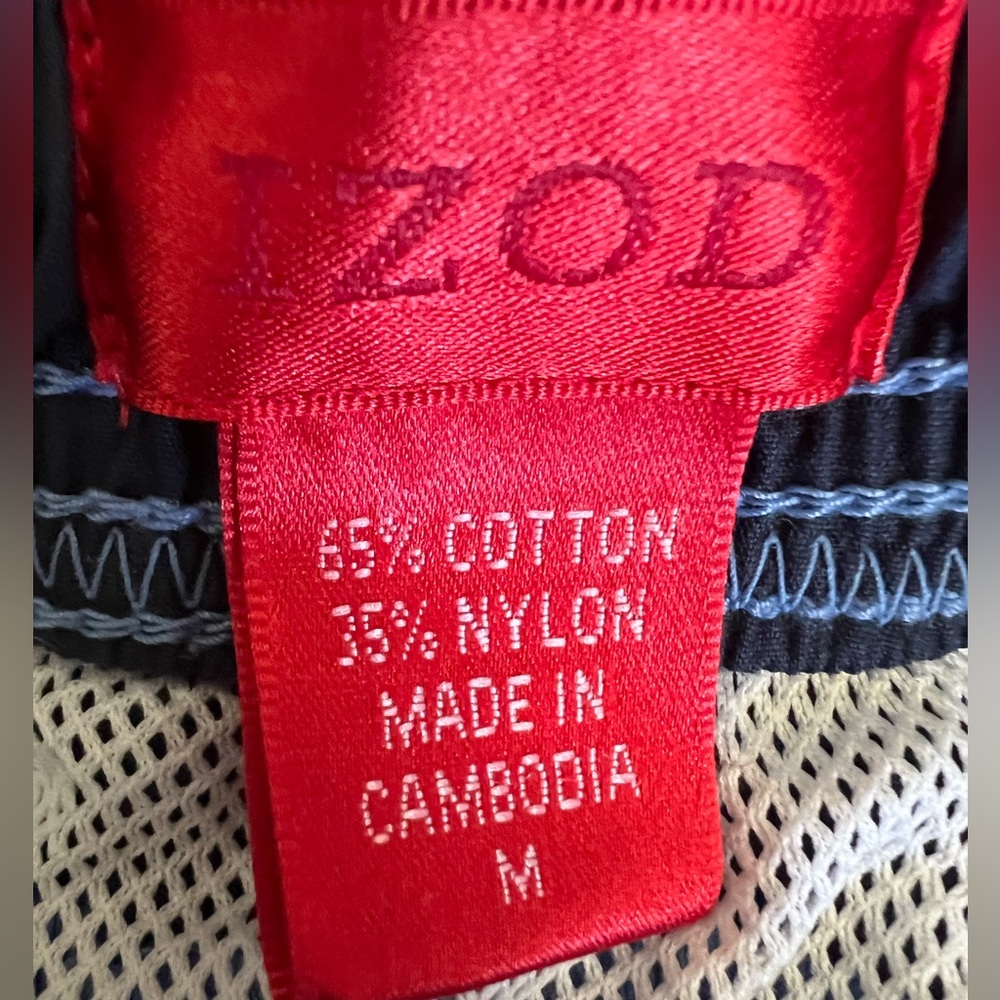 IZOD men’s swim shorts Navy & Blue‎ size medium - Picture 7 of 7